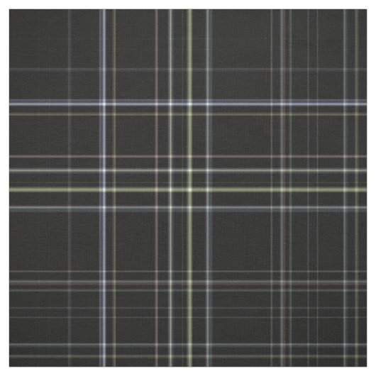 Black Tartan Stof (Swatch)