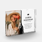 Black Tassel Custom Photo Afstuderen Fotoblokken (Links)