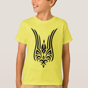 BLACK Tattoo op stam - tulp + uw ideeën T-shirt