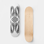 Black Tattoo Tribal 1 Persoonlijk Skateboard (Voorkant)