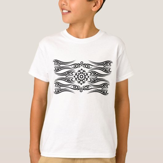 Black Tattoo Tribal 1 T-shirt (Voorkant)