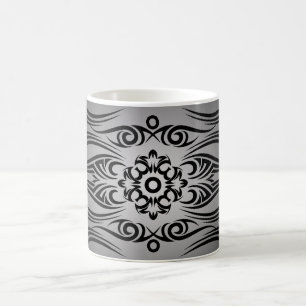 Black Tattoo Tribal 1 zwarte fadeIN Koffiemok