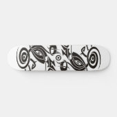 Black Tattoo Tribal 2 Persoonlijk Skateboard (Horizontaal)