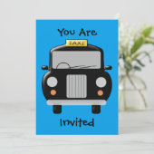 Black Taxi Any Occasion Kaart (Staand voorkant)