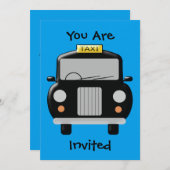 Black Taxi Any Occasion Kaart (Voorkant / Achterkant)