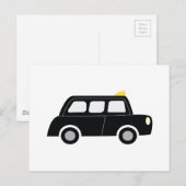 Black Taxi Briefkaart (Voorkant / Achterkant)