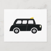 Black Taxi Briefkaart (Voorkant)