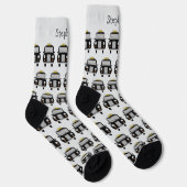 Black Taxi Design Personalised Sokken (Rechts)