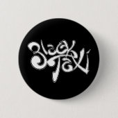 Black Taxi Logo Button (Voorkant)