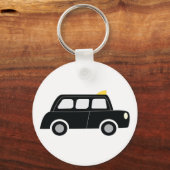 Black Taxi Sleutelhanger (Voorkant)