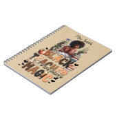 Black Teacher Custom Journal Notitieboek (Linkerzijde)
