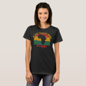 Black Teacher Magic 9th Grade Black History Month  T-shirt (Voorkant volledig)