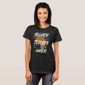 Black Teacher Magic African History Month Great Fo T-shirt (Voorkant volledig)
