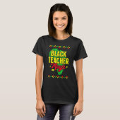 Black Teacher Magic Black History Month African Am T-shirt (Voorkant volledig)