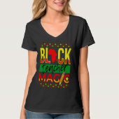 Black Teacher Magic Black History Month T-shirt (Voorkant)