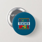 Black Teacher Magic Black History Month Teacher Me Ronde Button 5,7 Cm (Voorkant /achterkant)