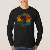 Black Teacher Magic Pre K Black History Month Teac T-shirt (Voorkant)