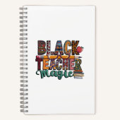 Black Teacher Magic: Schrijven en inspireren Notitieboek (Voorkant)