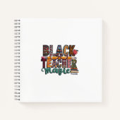 Black Teacher Magic: Schrijven en inspireren Notitieboek (Voorkant)