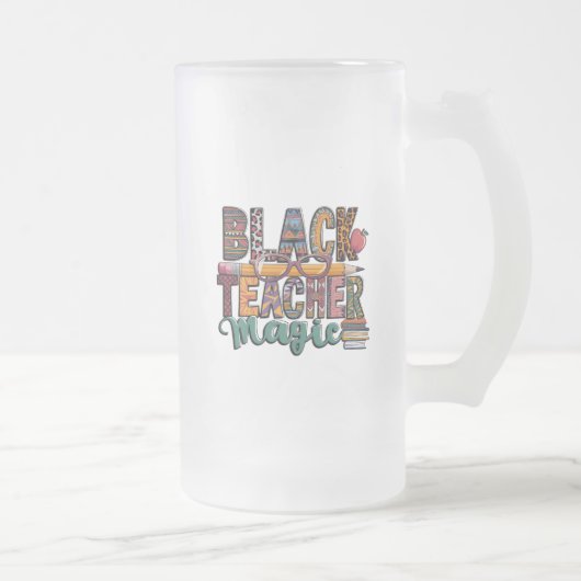 Black Teacher Magic: Sip & Inspire Matglas Bierpul (Rechts)