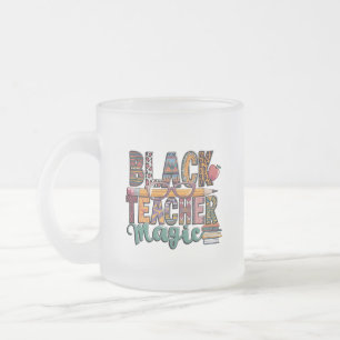 Black Teacher Magic: Sip & Inspire Matglas Koffiemok