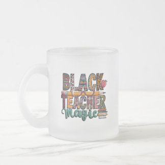 Black Teacher Magic: Sip & Inspire Matglas Koffiemok