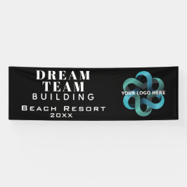 Black Team Building - Dream Team Company Logo Spandoek
