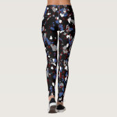 Black Terrazzo Leggings (Achterkant)