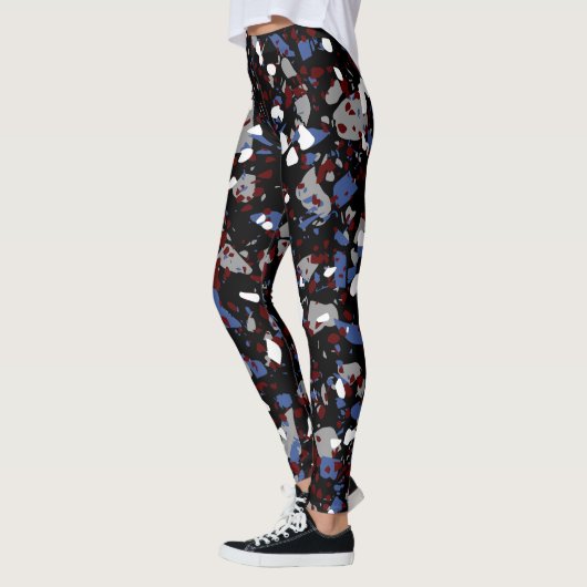 Black Terrazzo Leggings (Links)