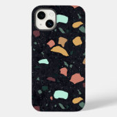 Black Terrazzo Pattern Case-Mate iPhone Case (Achterkant)
