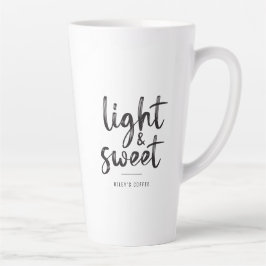 Black Text Light en Sweet Quote Coffee Mok