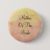 Black Text Moeder of Bride Button (Voorkant)