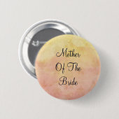 Black Text Moeder of Bride Button (Voorkant /achterkant)