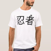 Black Text Ninja T-shirt (Voorkant)