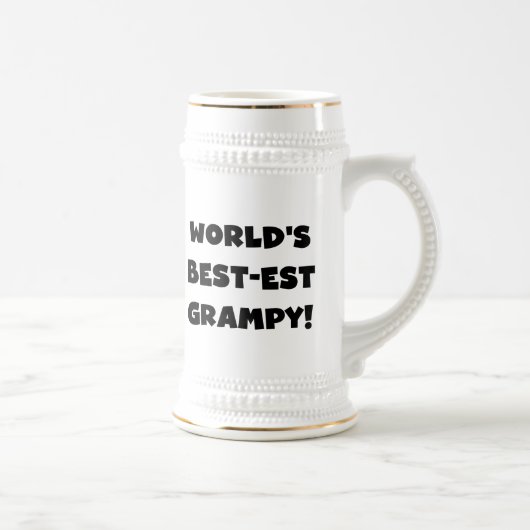 Black Text 's Werelds beste Grampy Gifts Bierpul (Rechts)