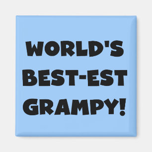 Black Text 's Werelds beste Grampy Gifts Magneet