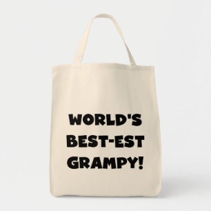 Black Text 's Werelds beste Grampy Gifts Tote Bag