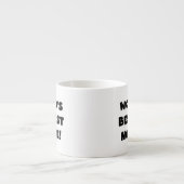 Black Text 's Werelds beste Nonnie Gifts Espresso Kop (Voorkant)