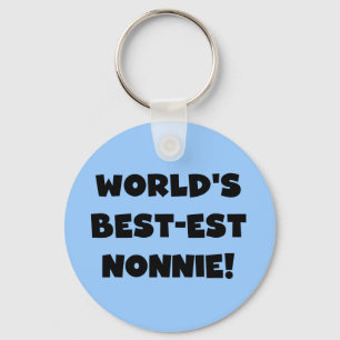 Black Text 's Werelds beste Nonnie Gifts Sleutelhanger