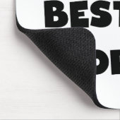 Black Text 's Werelds beste Poppy Gifts Muismat (Hoek)