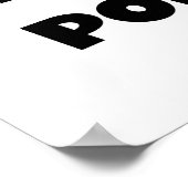 Black Text 's Werelds beste Poppy Gifts Poster (Hoek)