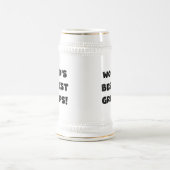 Black Text World's Best-est Gramps Gifts Bierpul (Center)