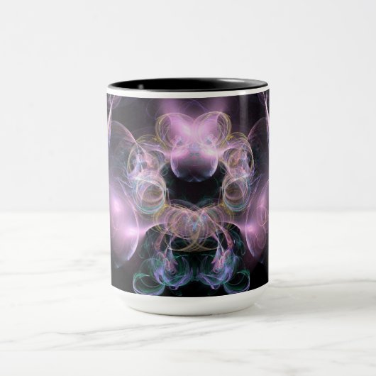 Black & Tha Smoke Modern Abstract Mok (Midden)