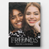 Black The Best Friends Photo Fotoplaat (voorkant)