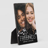 Black The Best Friends Photo Fotoplaat (Zijkant)