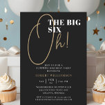 Black The Big 60th Surprise Birthday Invitation Kaart<br><div class="desc">Black The Big 60th Surprise Birthday Uitnodiging Uw gasten zullen weten dat dit een speciaal feest zal zijn door alleen maar naar deze uitnodiging te kijken!</div>