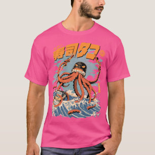 Black The Tako Sushi T-shirt