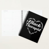 Black Therapist Heart Word Cloud Planner (Display)