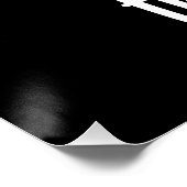 Black Think Happy Thoughts Rainbow Perfect Poster (Hoek)