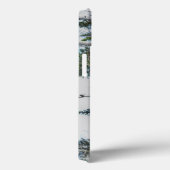 Black Thoroughbred Percheron Horse, Jumping logs Case-Mate iPhone Case (Achterkant / Rechts)